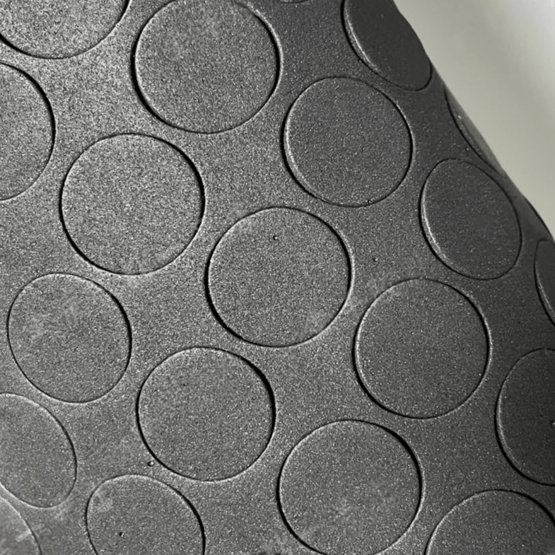 Black Sponge Pad, EVA Material, 1-Sided Adhesive Backing, Round Shape, Wear-Resistant Foam Sealing Gasket Sheet, 1000PCS/Set (1000, Thickness*Diameter, 5mm*3cm)