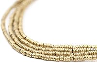 Vista 6 de TheBeadChest Cuentas Heishi dobles plateadas (0.079 in)