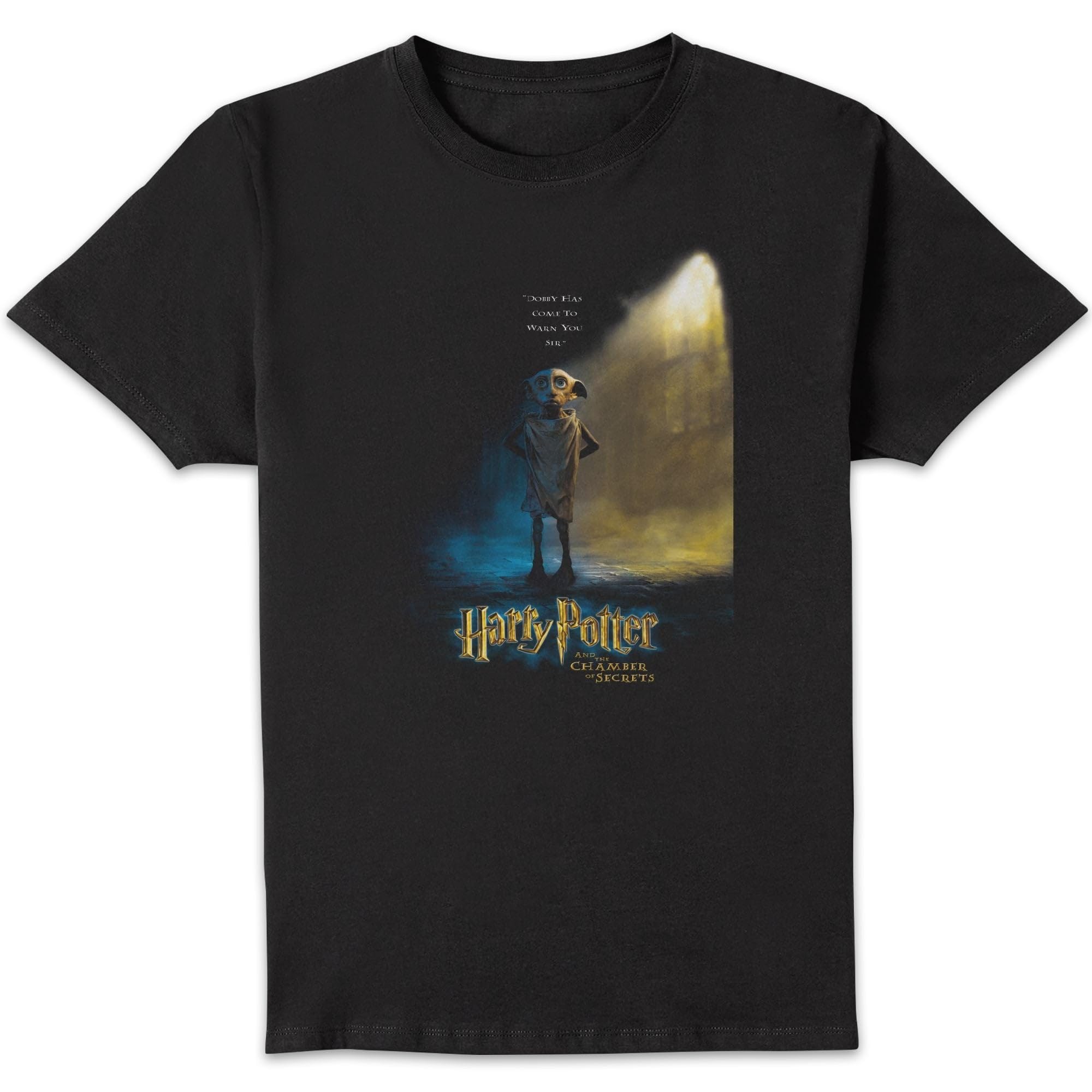 Harry Potter Chamber of Secrets - Dobby Unisex T-Shirt - Black 5XL
