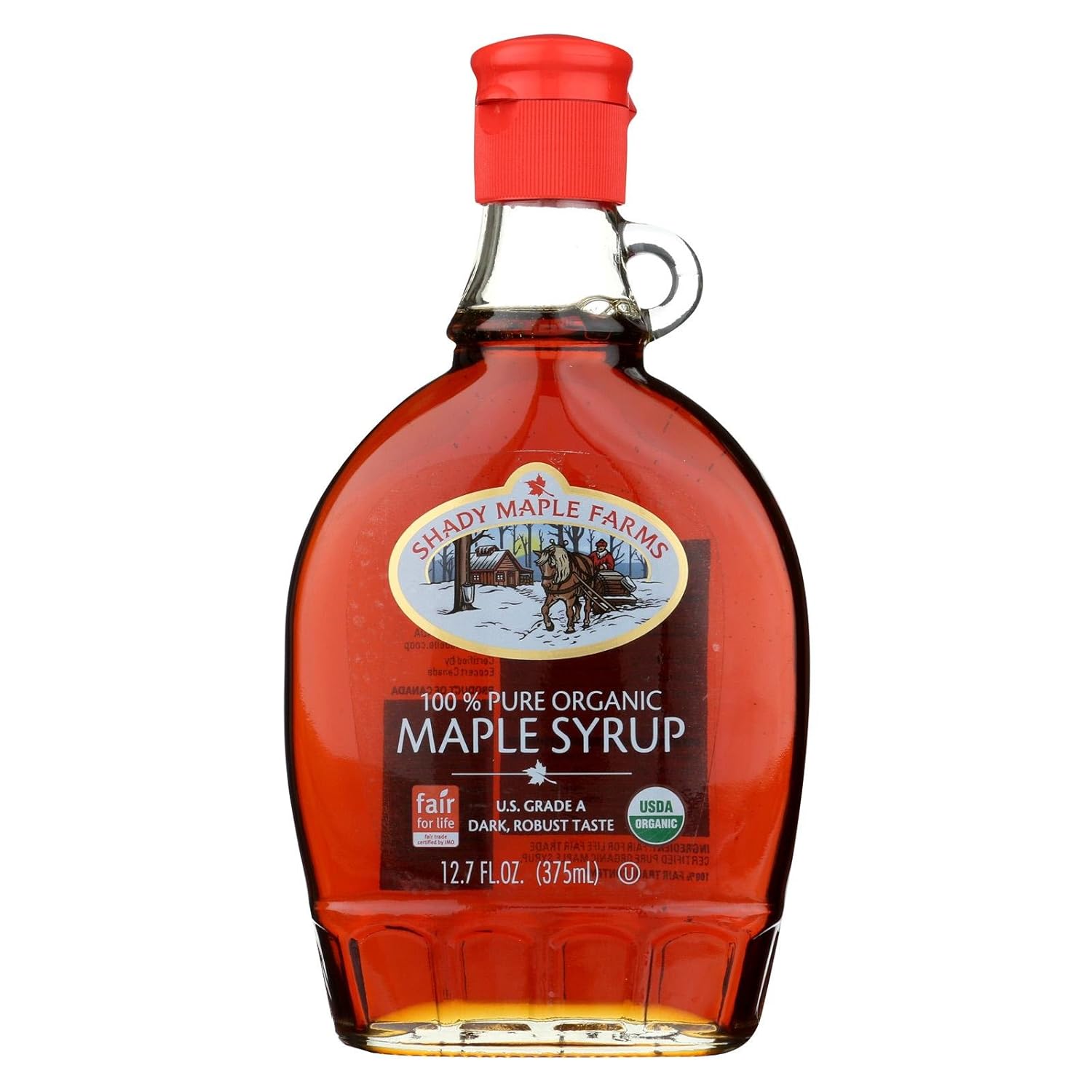 Shady Maple Farms Grade B Maple Syrup Glass ( 12 x 12.7 OZ