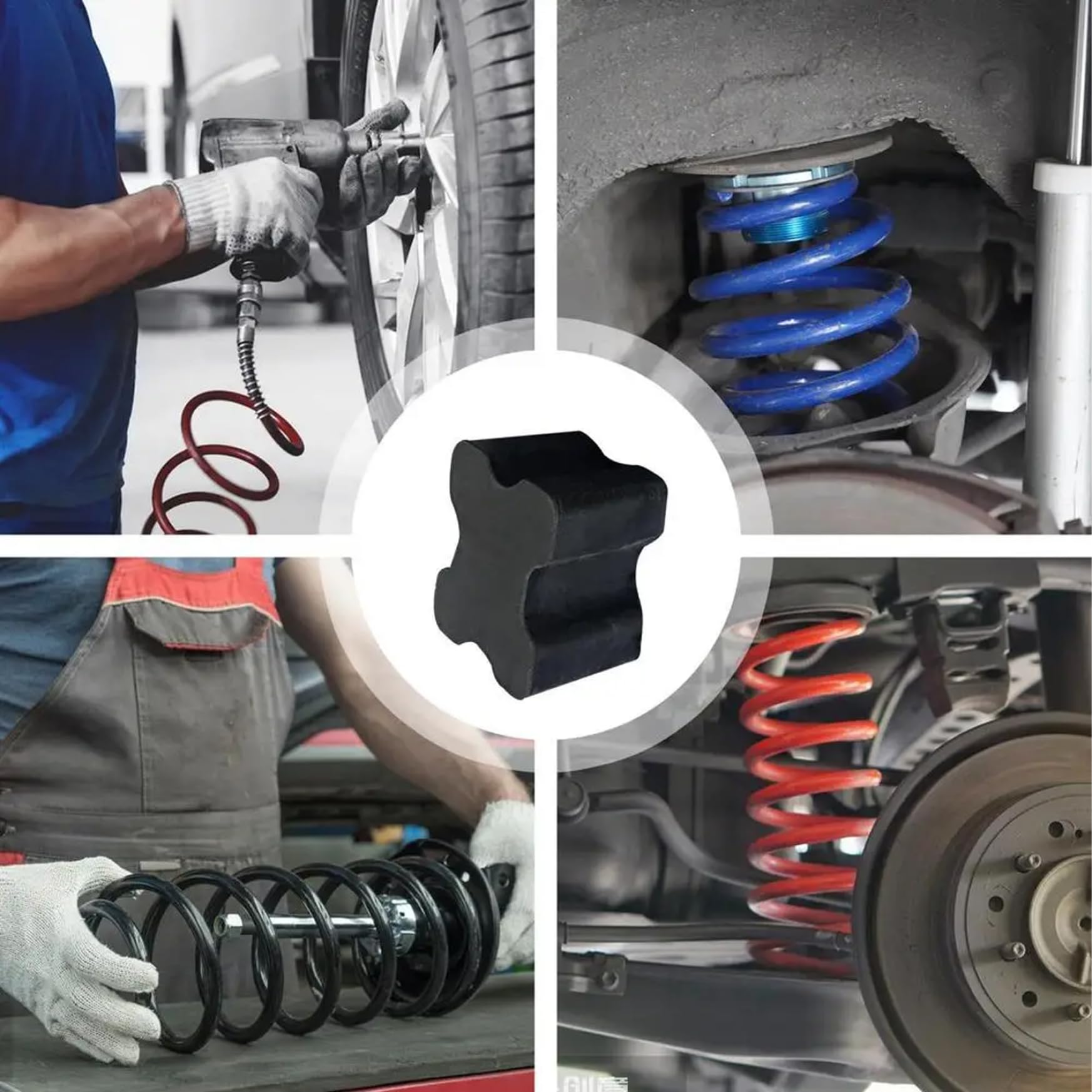 8pcs booster a molla per distanziali a distanza molla coils per adattarsi alla maggior parte degli accessori automobilistici delle auto