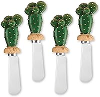 Vista 14 de Supreme Housewares Derby - Esparcidores de queso, mangos de resina pintados a mano con cuchillas de acero inoxidable para untar queso crema