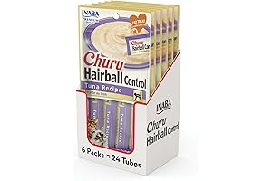 Cat's Hairball Savior: INABA Churu's Hairball Control Purée