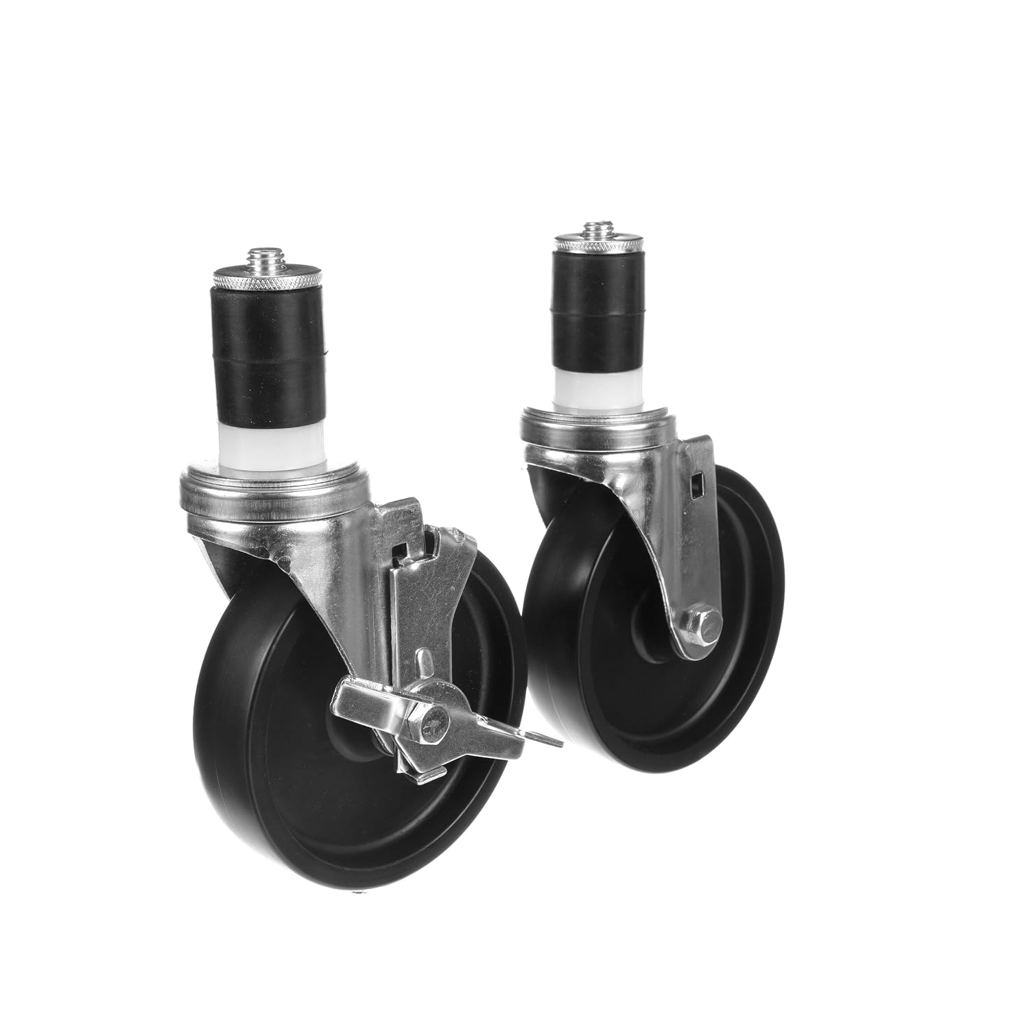 Caster Kit,Med Duty 1-1/2" Exp Stem Cas