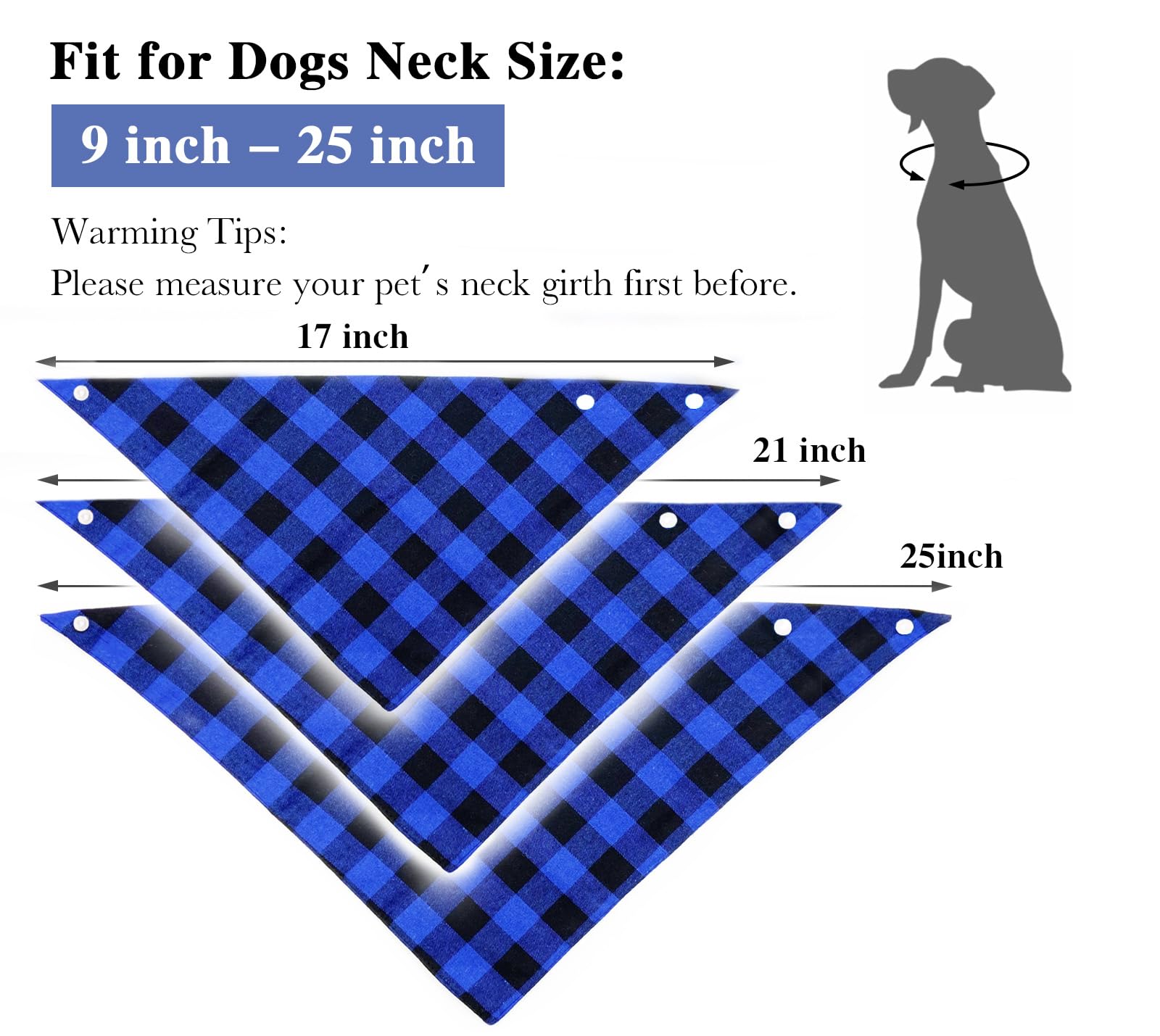 Bandana de cumpleaños a cuadros para perro con botón, bufanda triangular de algodón suave de doble capa para perro, pañuelo lavable para perros pequeños, medianos, grandes, extragrandes, cachorros,