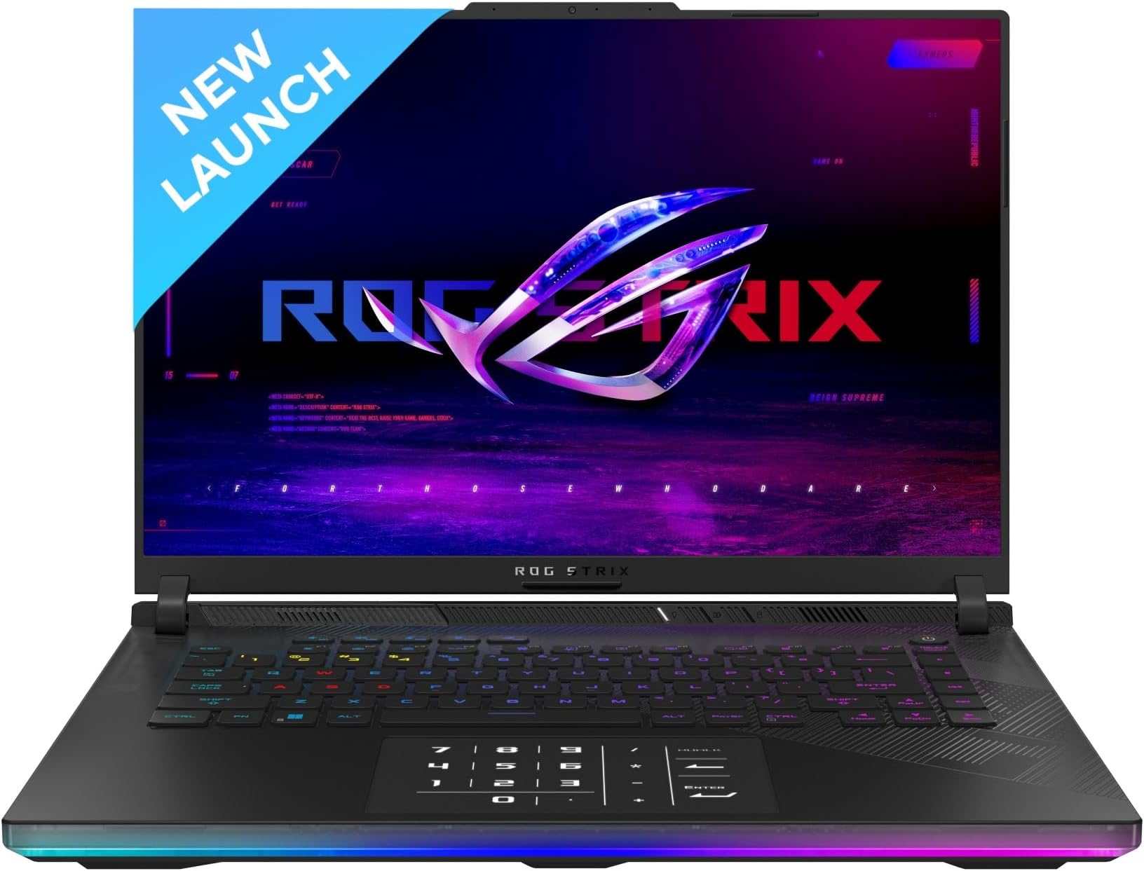 ASUS ROG Strix Scar 16 (2024), Gaming Laptop, Intel Core i9 14900HX 14th Gen, 16"(40.64cm) 2.5K QHD+240Hz (32GB DDR5/2TB SSD/12GB RTX 4080/Win11/Per-Key RGB/90WHr/Black/2.65Kg),G634JZR-CM932WS
