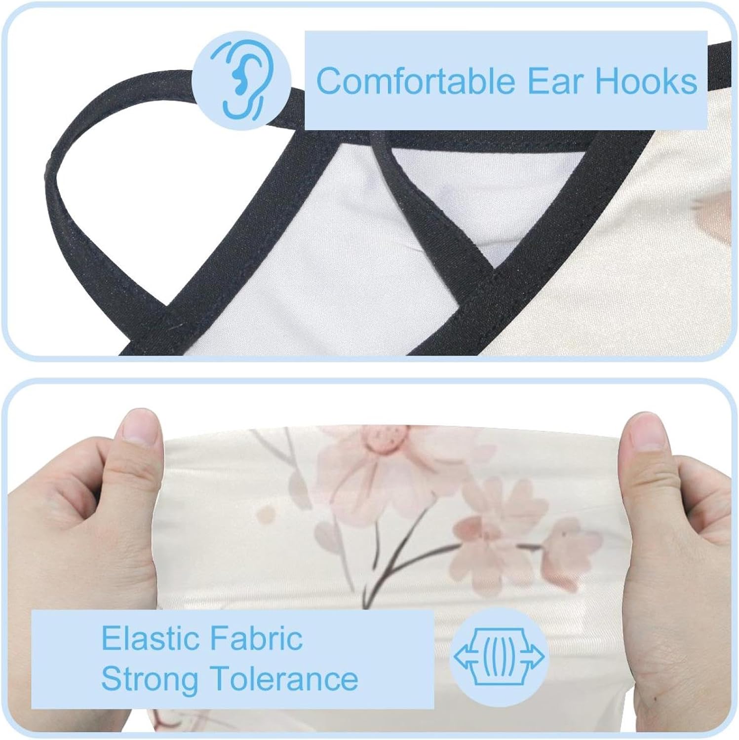 4 Pieces Spring Bunny (22) UV Protector Scarf, Summer Cooling Neck Gaiter for Men/Women
