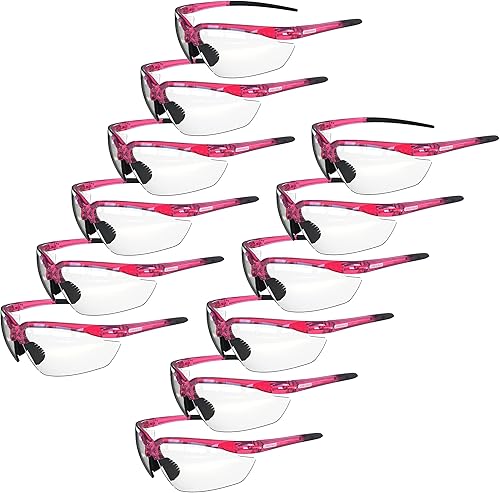 JORESTECH Safety Eyewear, ANSI Z87+ Impact Resistant Polycarbonated Eye Protection Safety Glasses, pack of 12