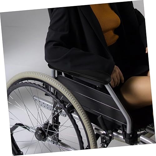 Miniatura 8 de Cojín para sillas de ruedas eléctricas, almohadillas para reposabrazos de silla de ruedas, almohadilla de esponja de PVC, cómoda, duradera, fácil de