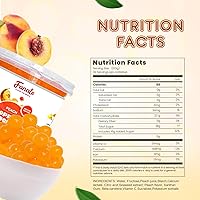 Vista 41 de Fanale Perlas de Boba Reventadoras de Fresa y Mango, Veganas, Sin OMG, Sin Gluten, Sin Grasa, Perfectas para Té de Burbujas, Batidos, Helados