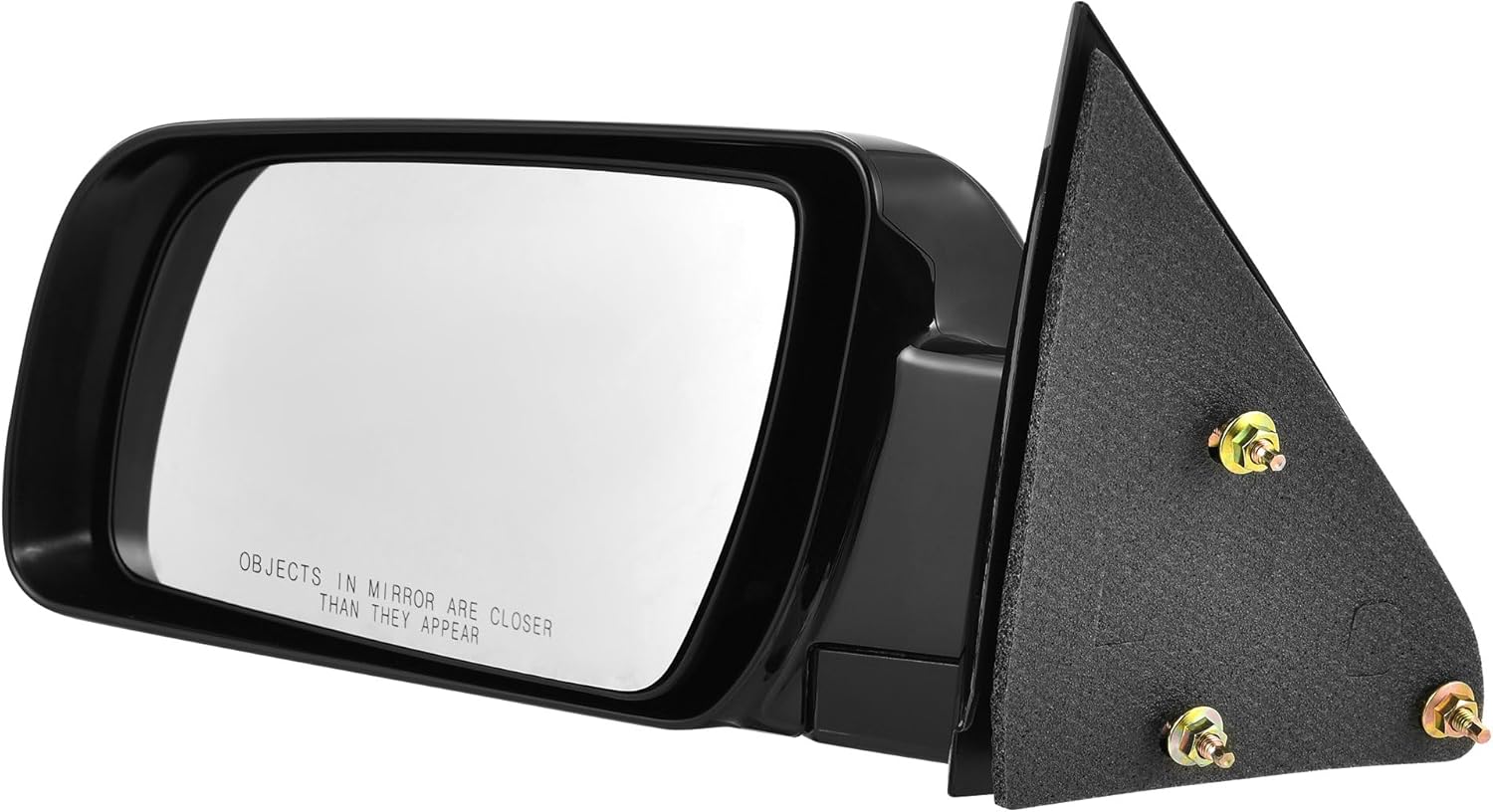 AUTOSAVER88 Left Driver Side Mirror Compatible with Chevy GMC 1988-1999 C1500 C2500 C3500 K1500 K2500 K3500 Pickup, Manual Folding Towing Mirror Black