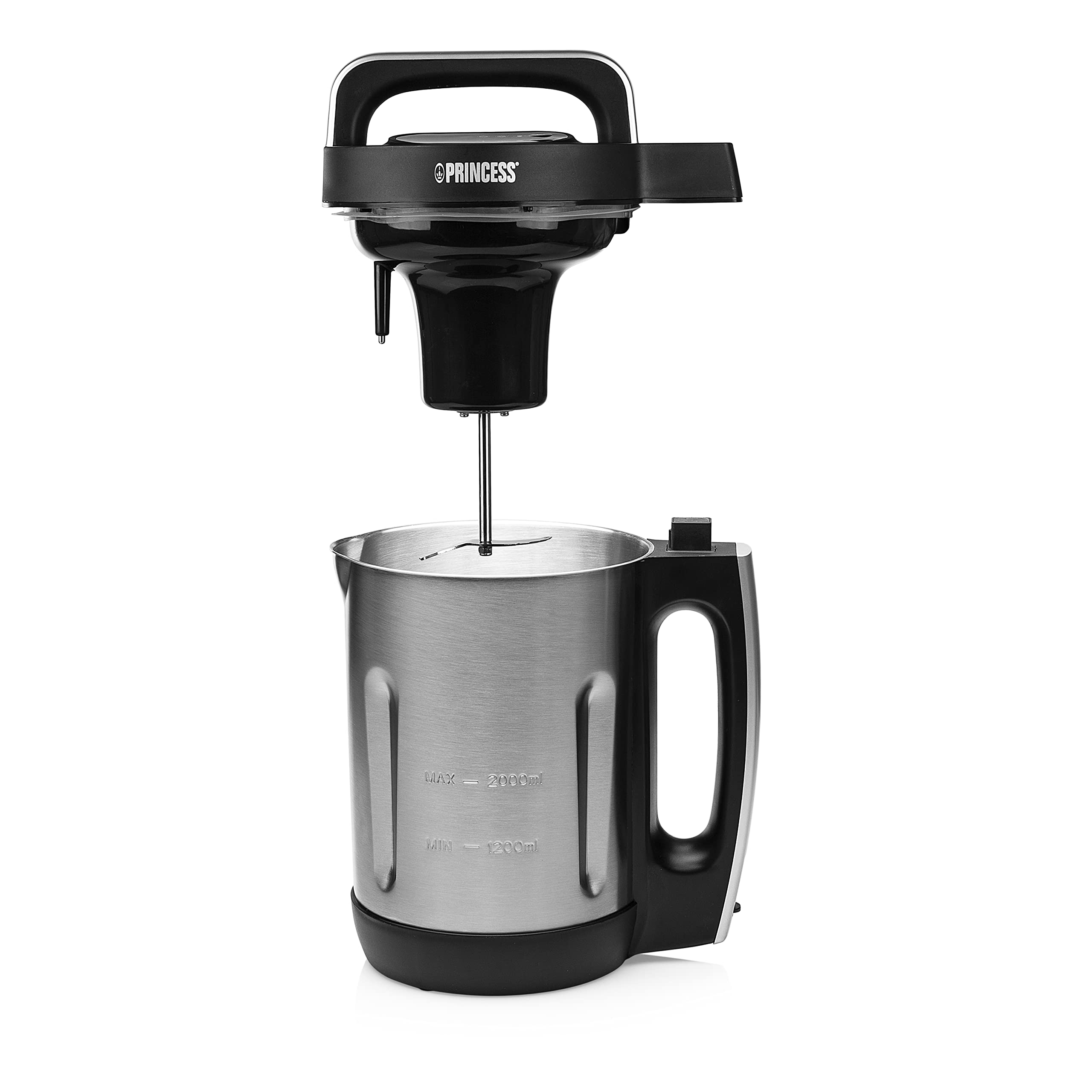 Princess 214002 Soup Maker Family XL 2L Edelstahlgehäuse 6 Programme