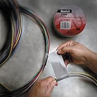 Vista 6 de 3M 2000-2X50YD Scotch Electricians Duct Tape 2000, 2 in X 50 YD, gris, (1 rollo)