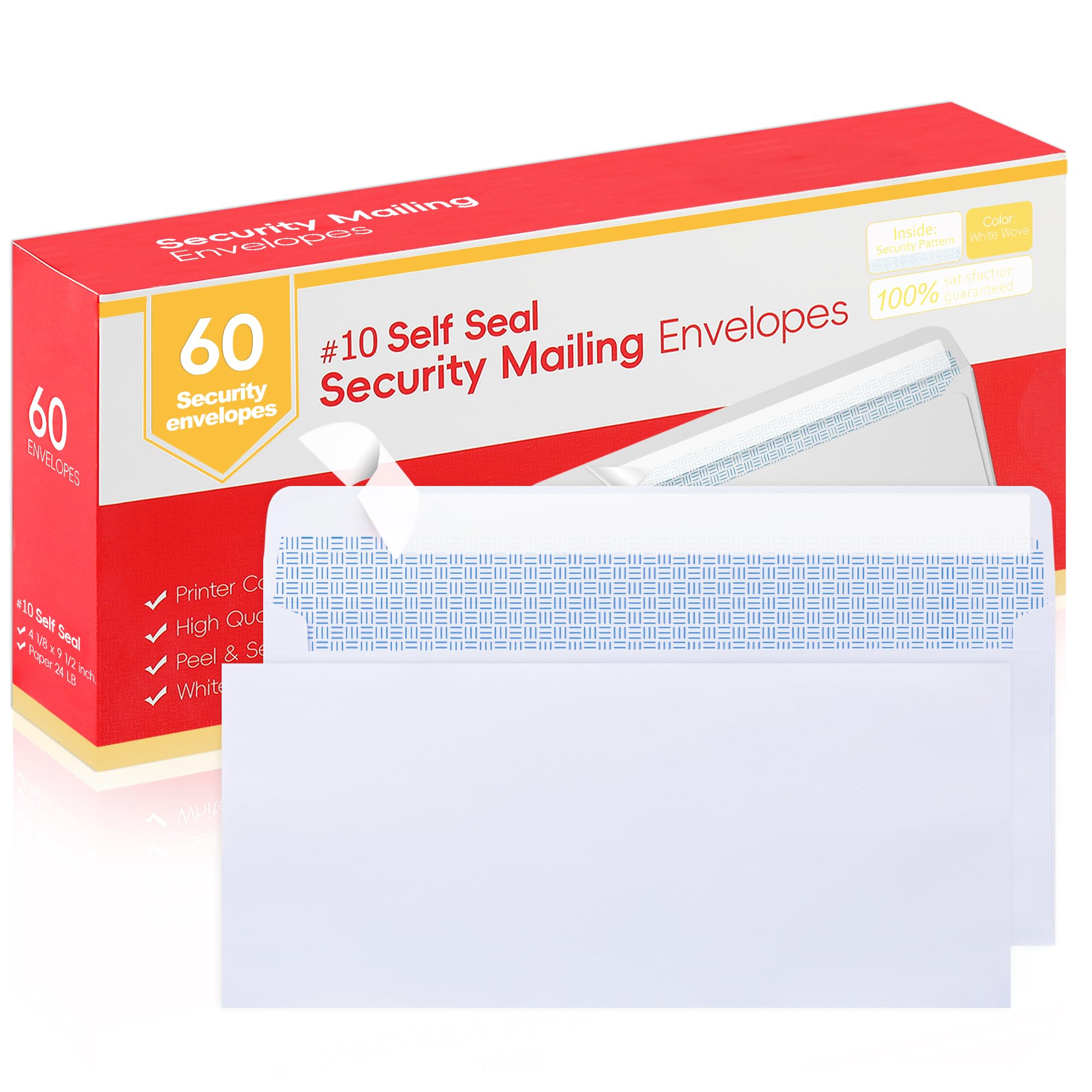 Photo 1 of Zzrywuty #10 Business Envelopes - 60 Count