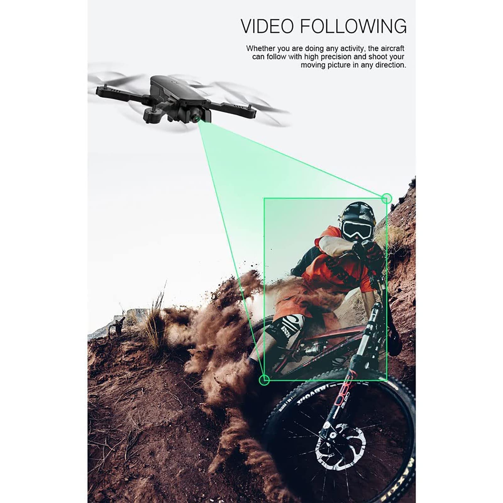 Mini Drone WiFi FPV Drony do lokalizacji przepływu optycznego z podwójną kamerą 4K HD, rolka o 360 stopni, powrót jednym przyciskiem, na prezent świąteczny i noworoczny