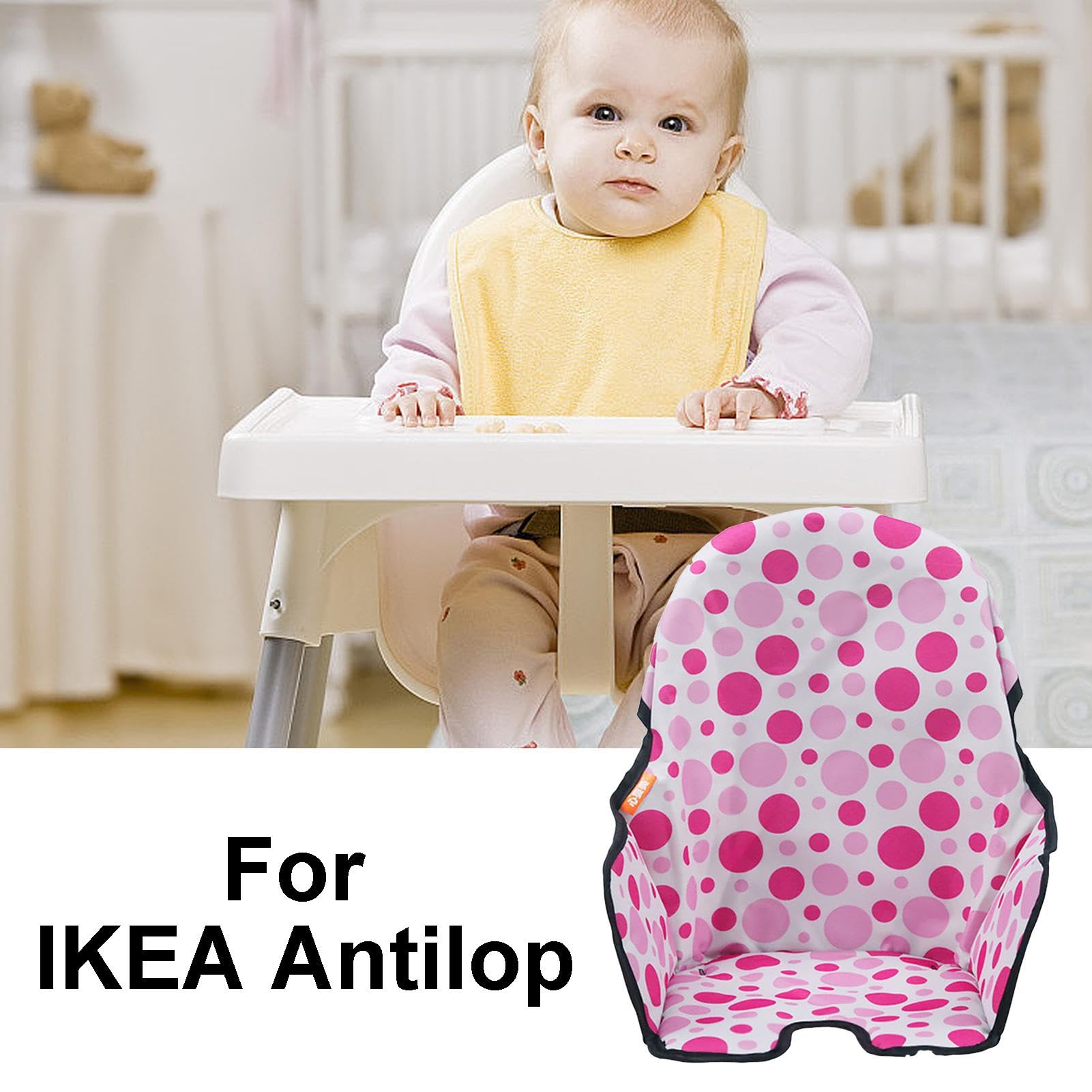 Fodera Per Seggiolone Bambini - Cuscino Imbottito Traspirante, Tessuto Oxford Facile Da Pulire - Foto 3