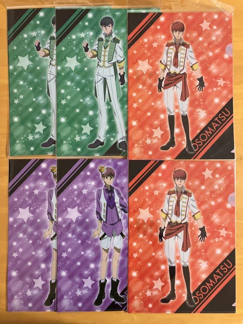 Amazon.co.jp: おそ松さん クリアファイルセット F6 イケメン アイドル