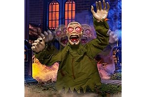 Animated Zombie Decoration for Outdoor Halloween