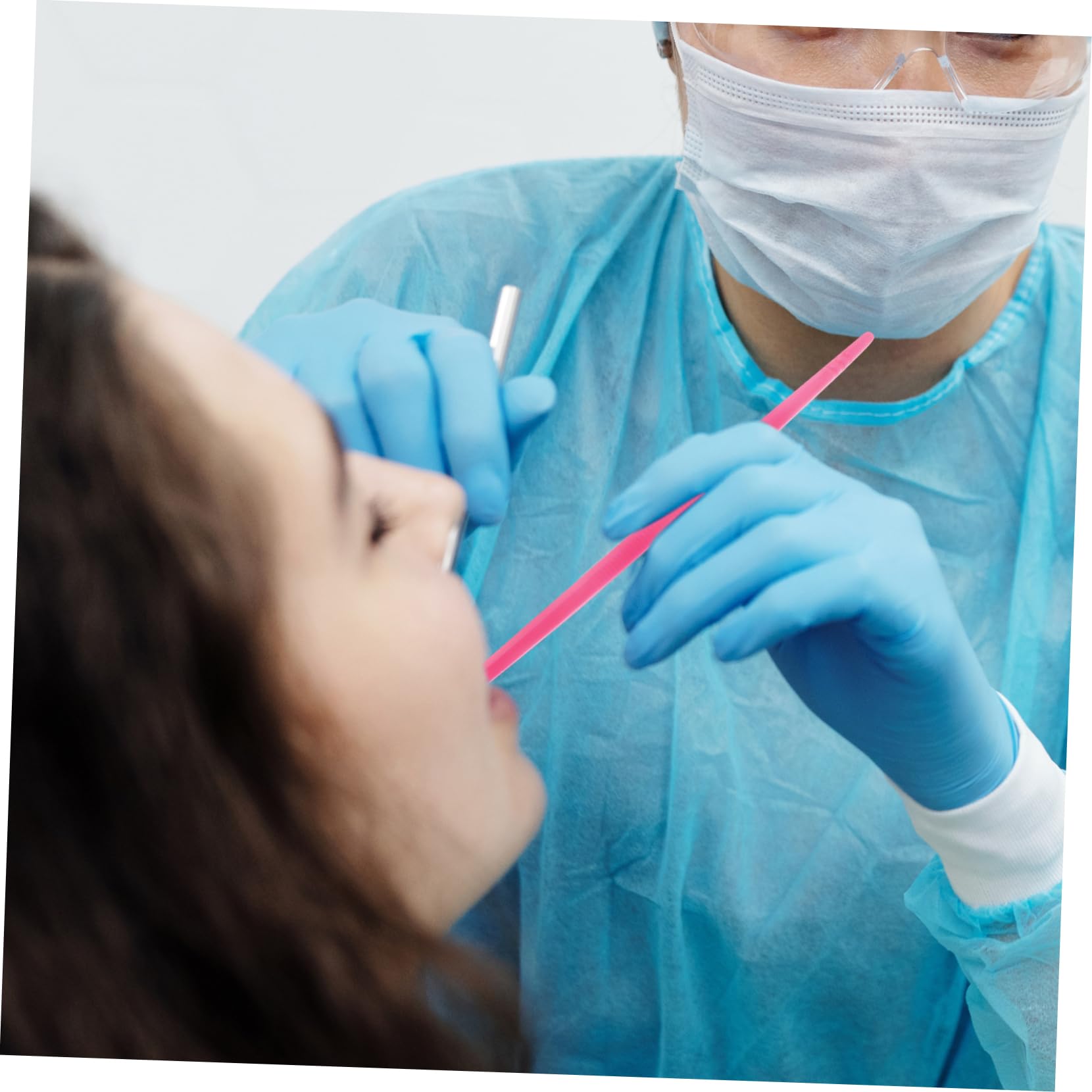 ULTECHNOVO 72pezzi Specchietti Dentali Usa Pratici Per Ispezione Orale Per Professionisti e Personale Colore Rosa