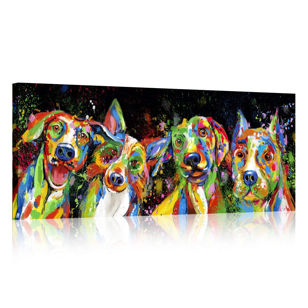 HOBULL Stampa su Tela Personalizzata, Foto su Tela Personalizzata con Animali Domestici, Idee Quadro Personalizzato Regalo Regalo per Compleanni 30x30cm