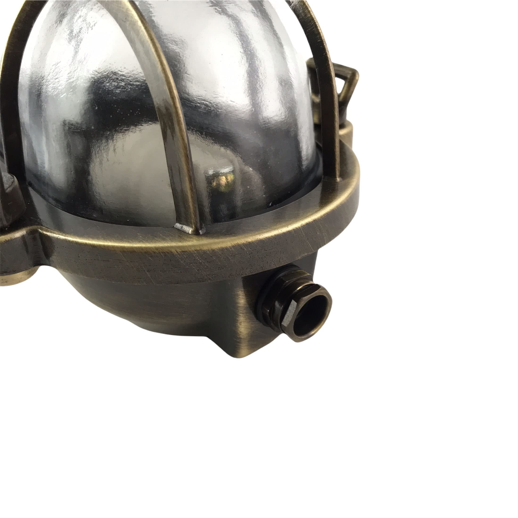 Apella Kupfer Antik Oval Messing Schottleuchte (57TCM)