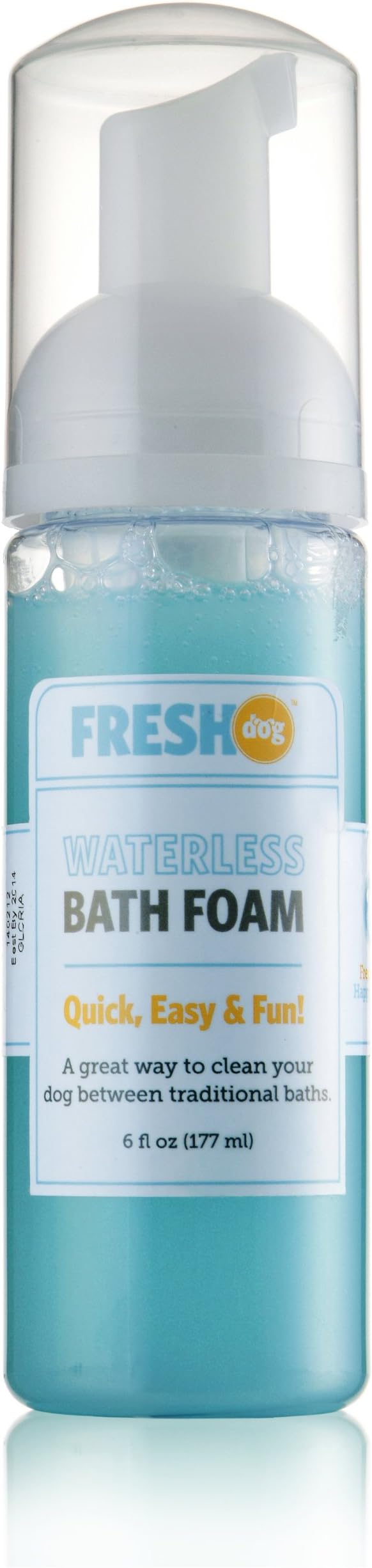 Fresh Dog Waterless Bath Foam Shampoo for Dogs & Puppies, 6-Ounces