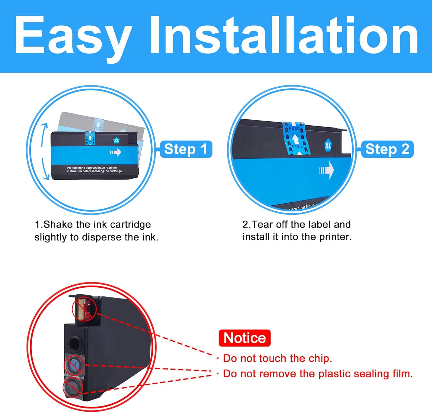 LCL 952XL Ink Cartridge Replacement for HP 952 XL Ink High Yield for HP OfficeJet Pro 8710 8720 8740 7720 7740 8216 8200 8210 8218 8700 8702 8714 8715 8716 8717 8724 8725 Printer (Cyan Magenta Yellow)