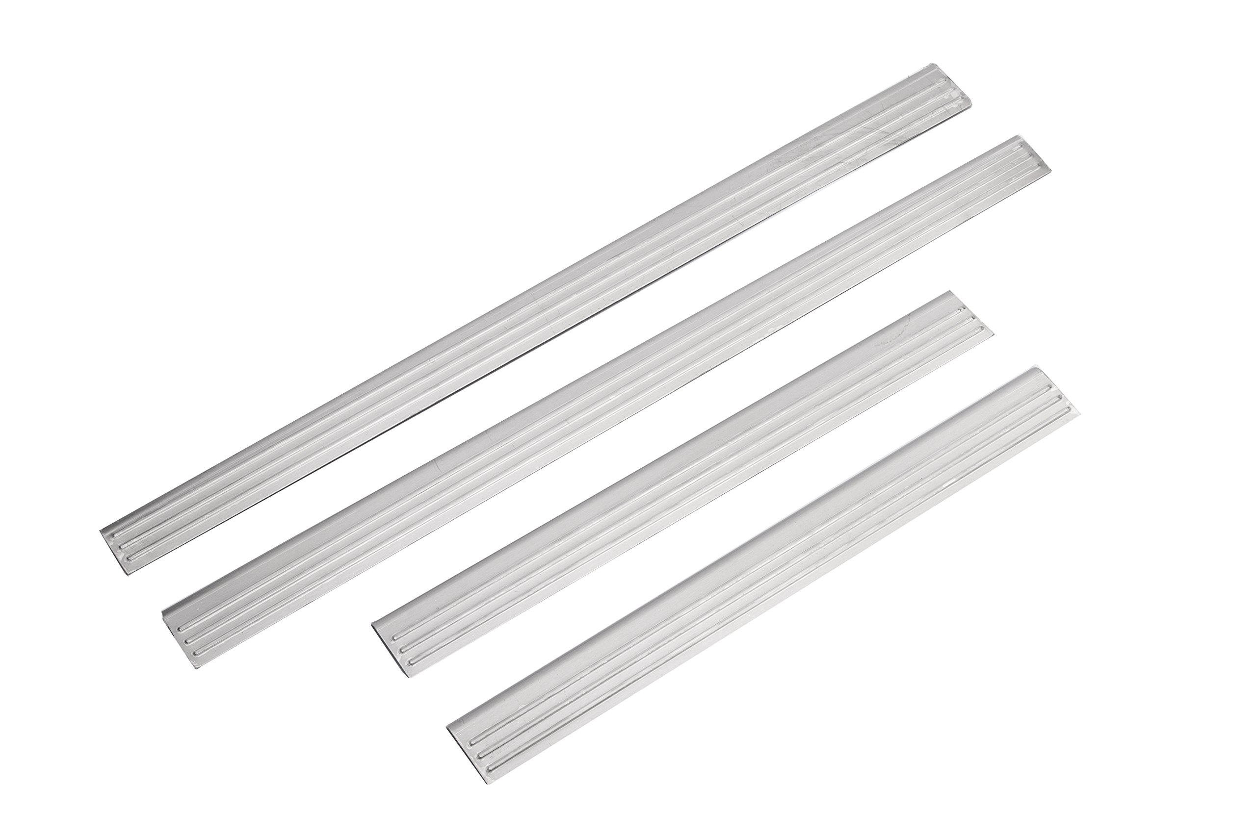 Photo 1 of GM Accessories 17802415 Front and Rear Door Sill Plates in Brushed Stainless Steel