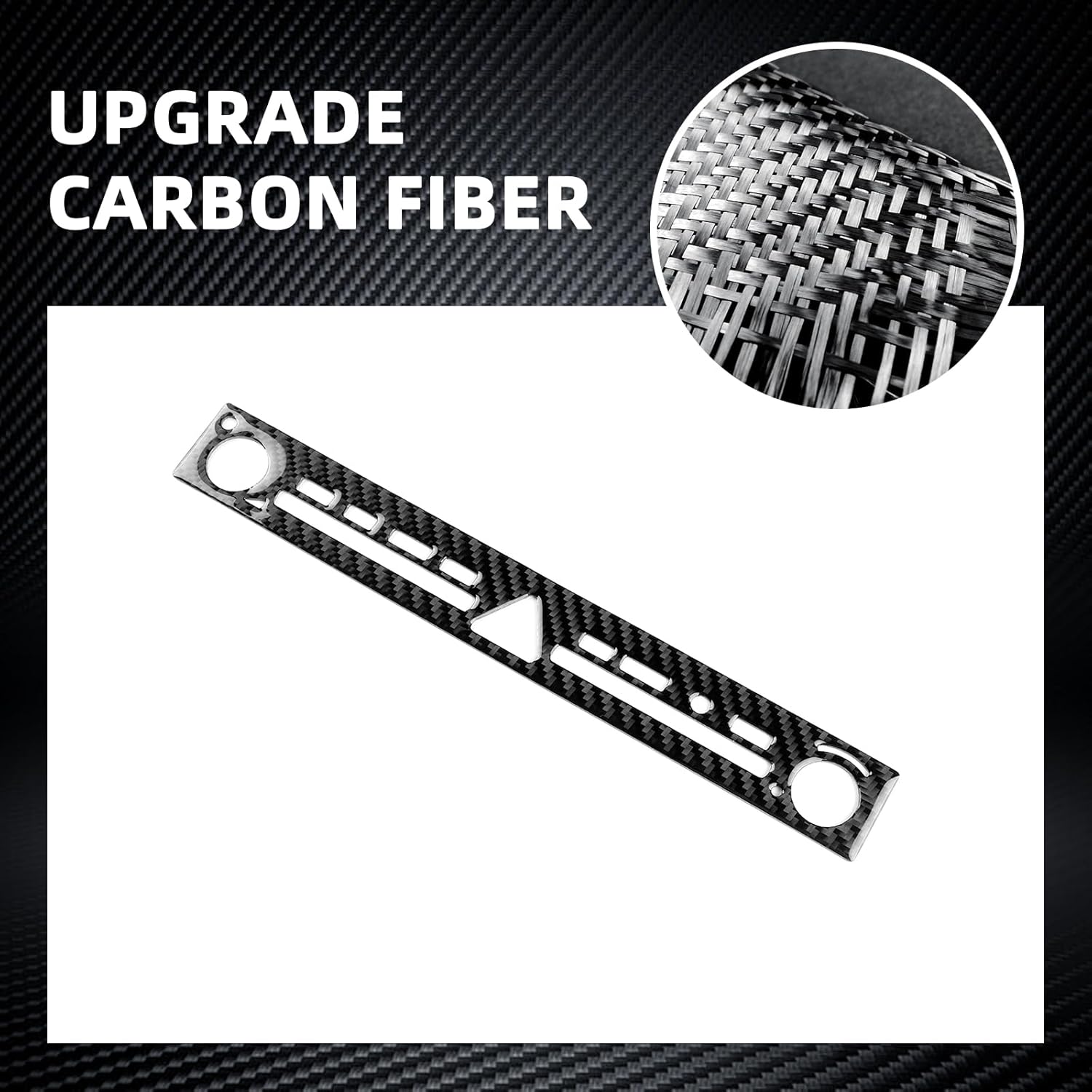 Real Carbon Fiber Center Console CD Frame Covers - for Hyundai Tucson 2024 2025 Carbon Fiber Accessories, Durable Anti-Scratch Protective Accessories (Black)