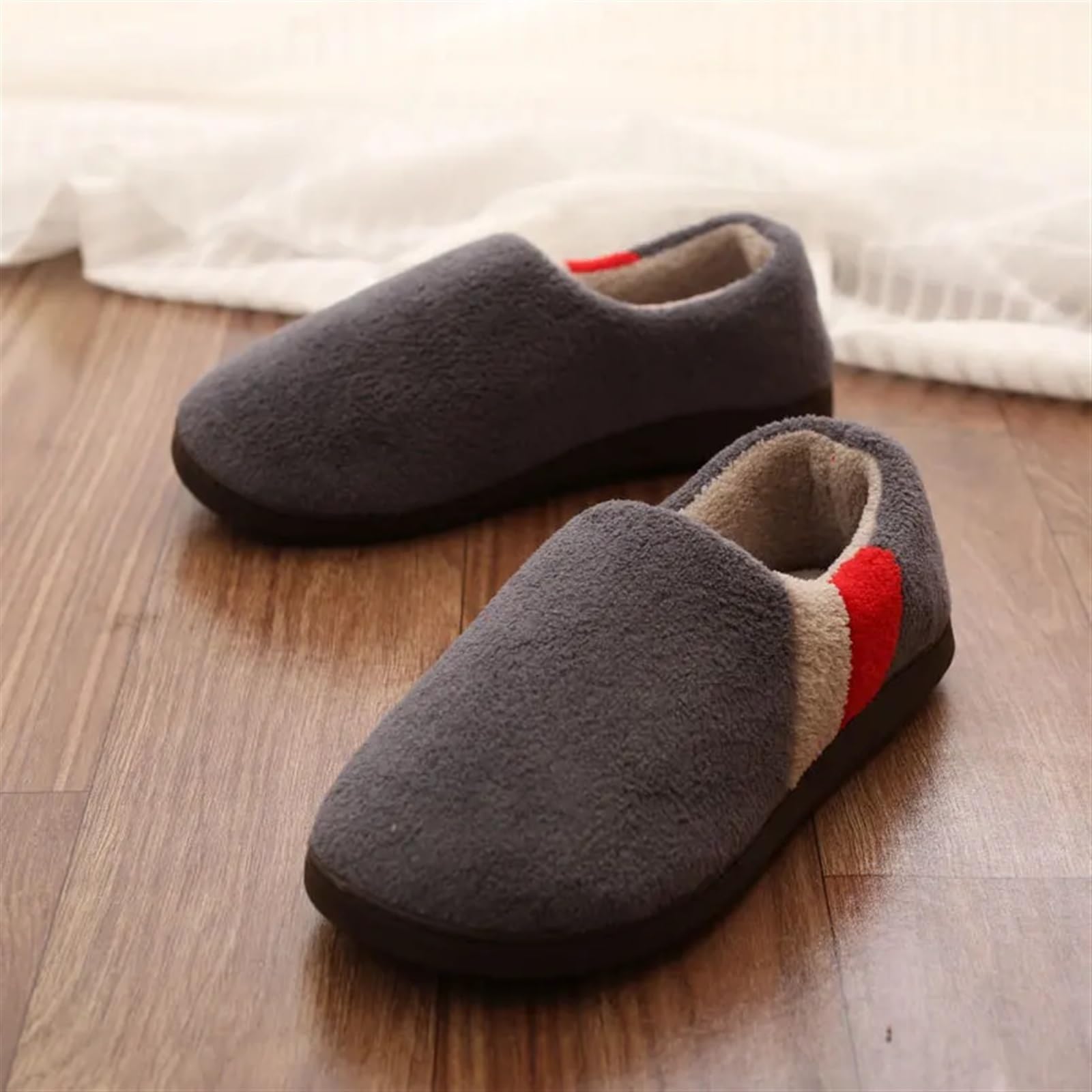 Pantofole Bambina invernali Pantofole da uomo in cotone Home Memory foam Pantofole da interno invernali Comode scarpe da casa antiscivolo for uomo di grandi dimensioni(Pink,39-40(Suit 38-39))