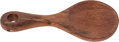 Vista 24 de Karma Gifts - Juego de 4 cucharas de degustación, cucharas de madera negra para cocinar, juego de 4, tamaño pequeño