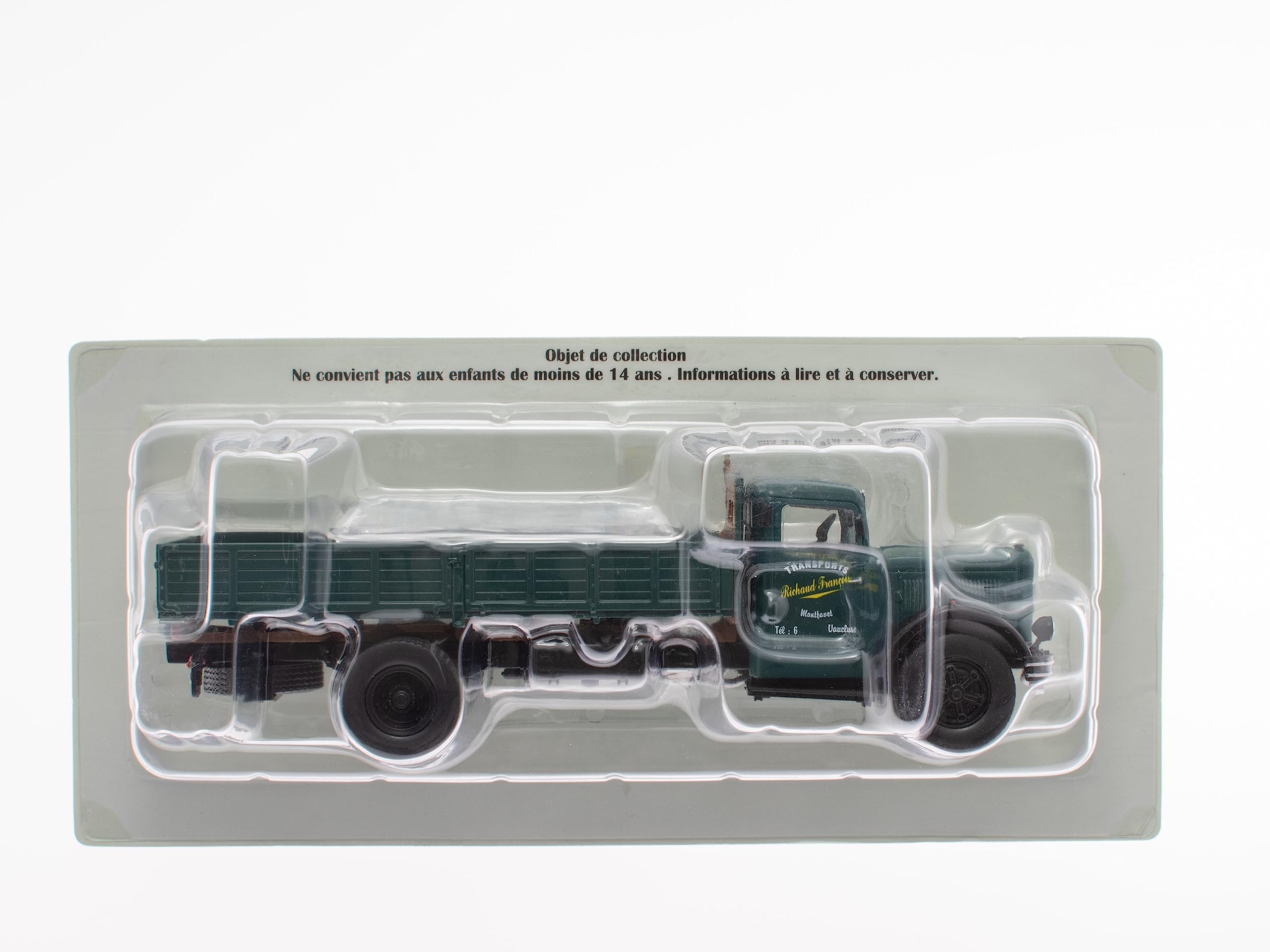 OPO 10 - Truck 1:43 Compatible With Berliet Gazo-Bois 1938 - BER32 Platform
