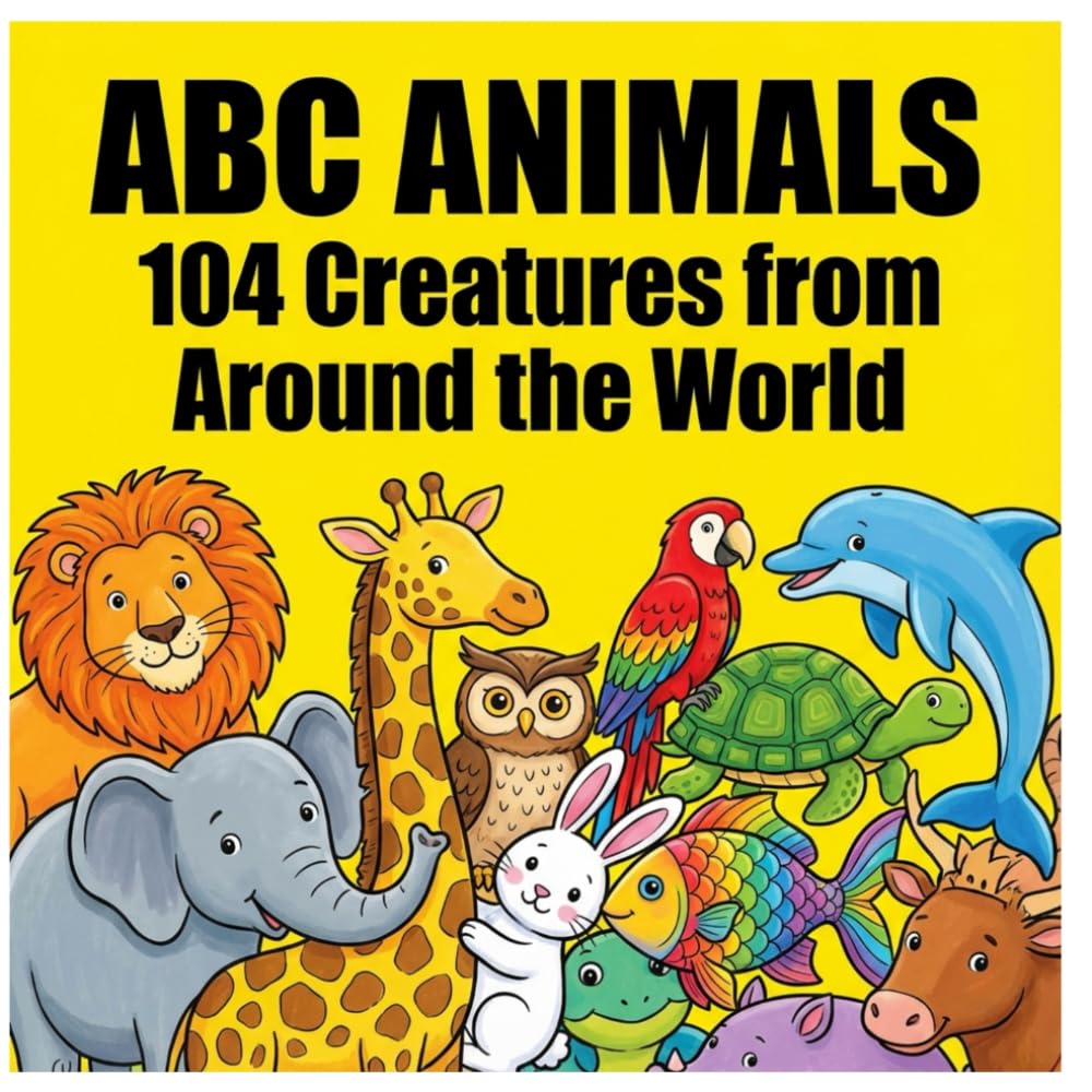ABC Animals: 104 Creatures from Around the World (ABC Coloring Books)