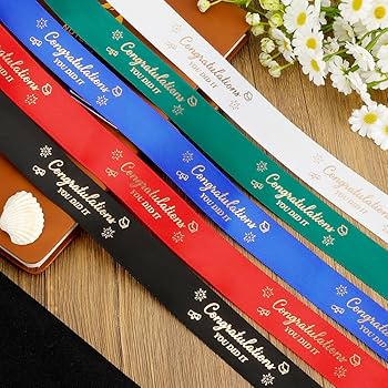 Amazon.com: Graduation Ribbon Class of 2025 for Flower