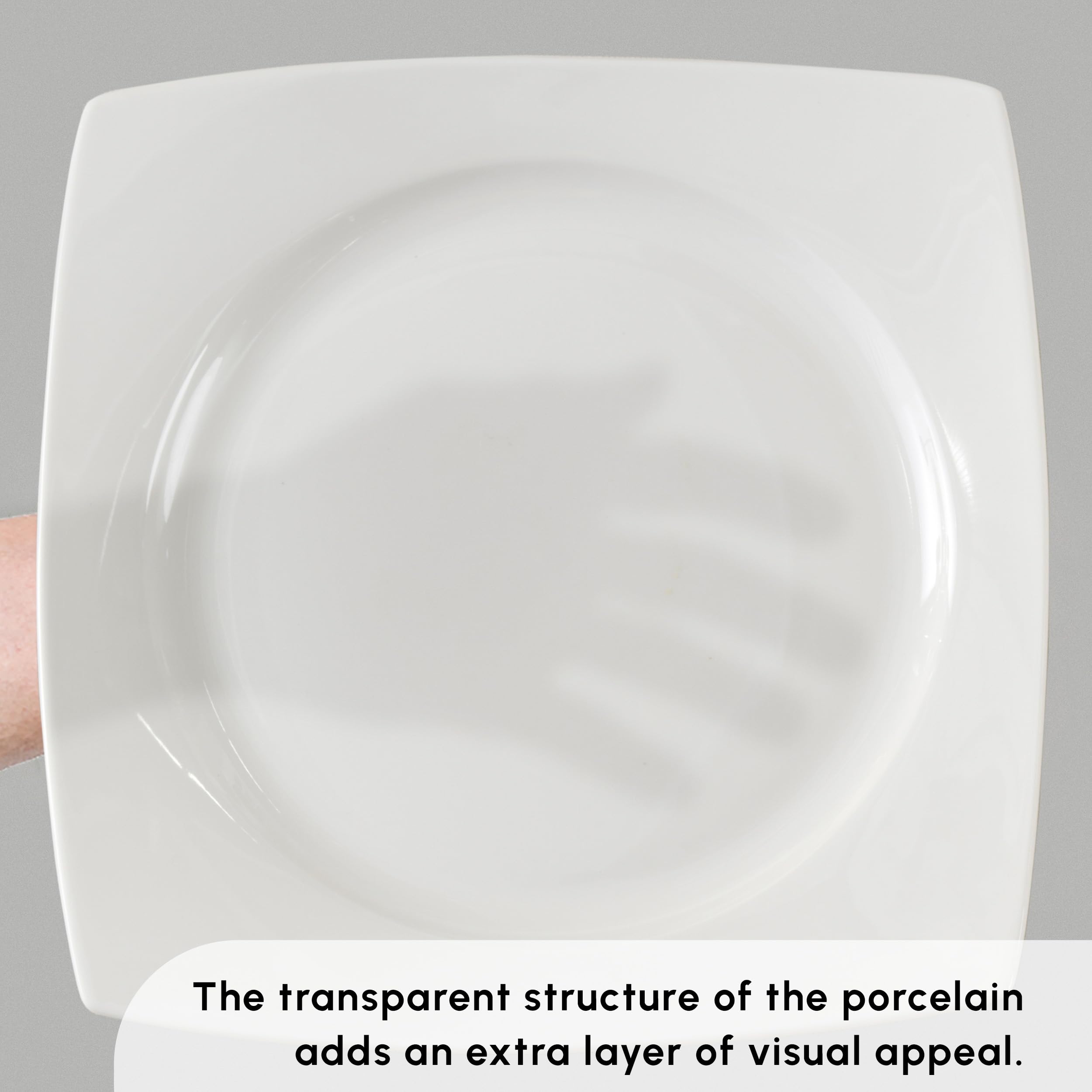 Karaca Vesta White zestaw naczyń dla 12 osób, 52-częściowy – stylowe naczynia porcelanowe dla 12 osób, w zestawie talerze, kubki, miski i sztućce