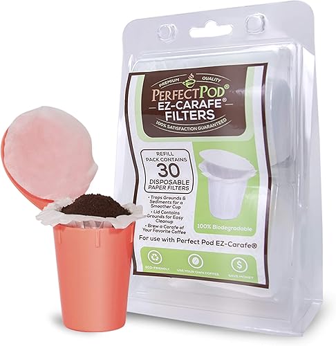 Miniatura 5 de Filtros de papel desechables EZ-Carafe de Perfect Pod, paquete de 2 (60 filtros)