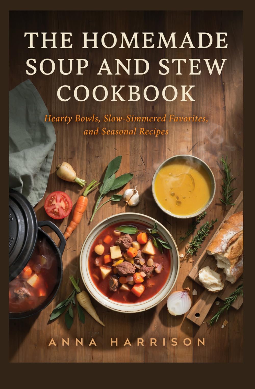THE HOMEMADE SOUP AND STEW COOKBOOK: Hearty Bowls Slow-Simmered Favorites and Seasonal Recipes