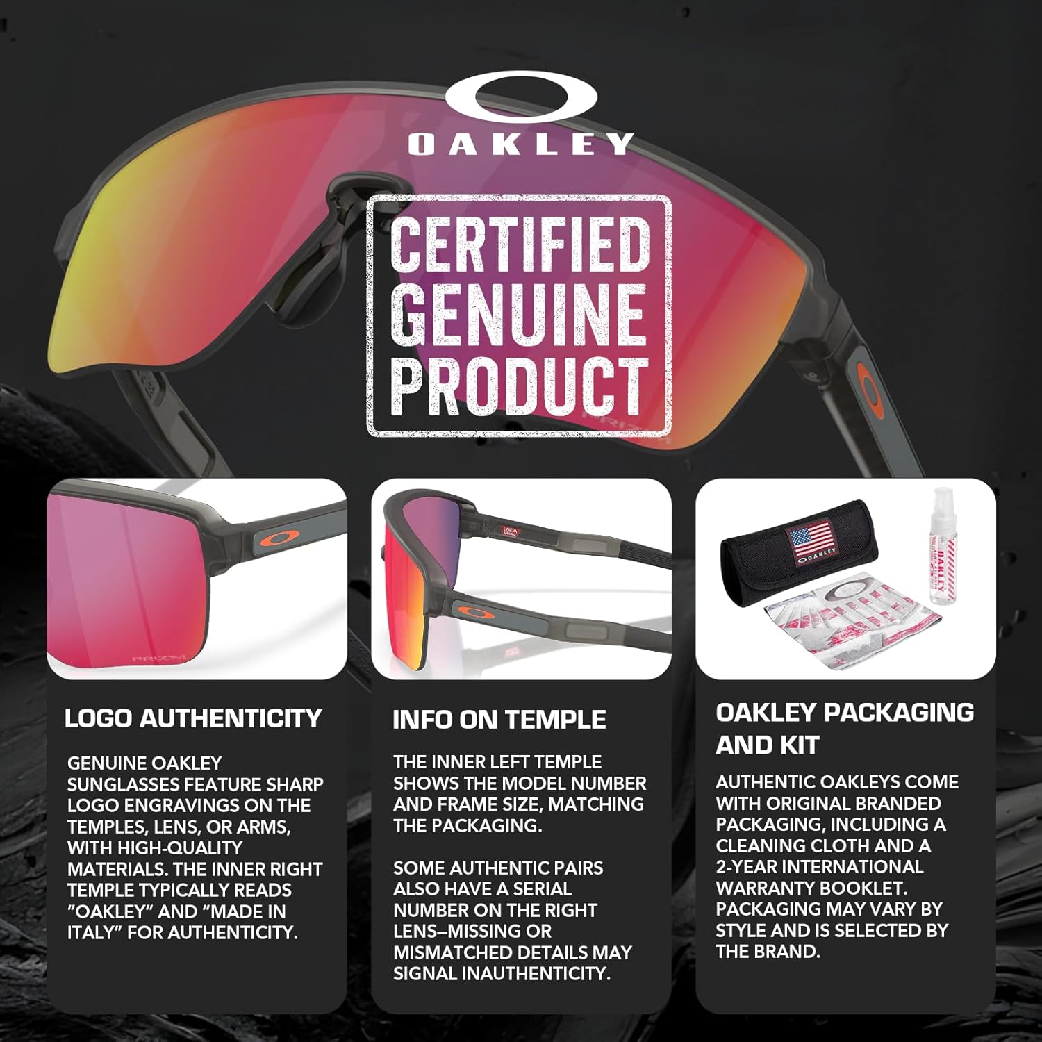 Oakley CORRIDOR SQ OO9415 Rectangle Shape Sunglasses With Official Eyewear Kit