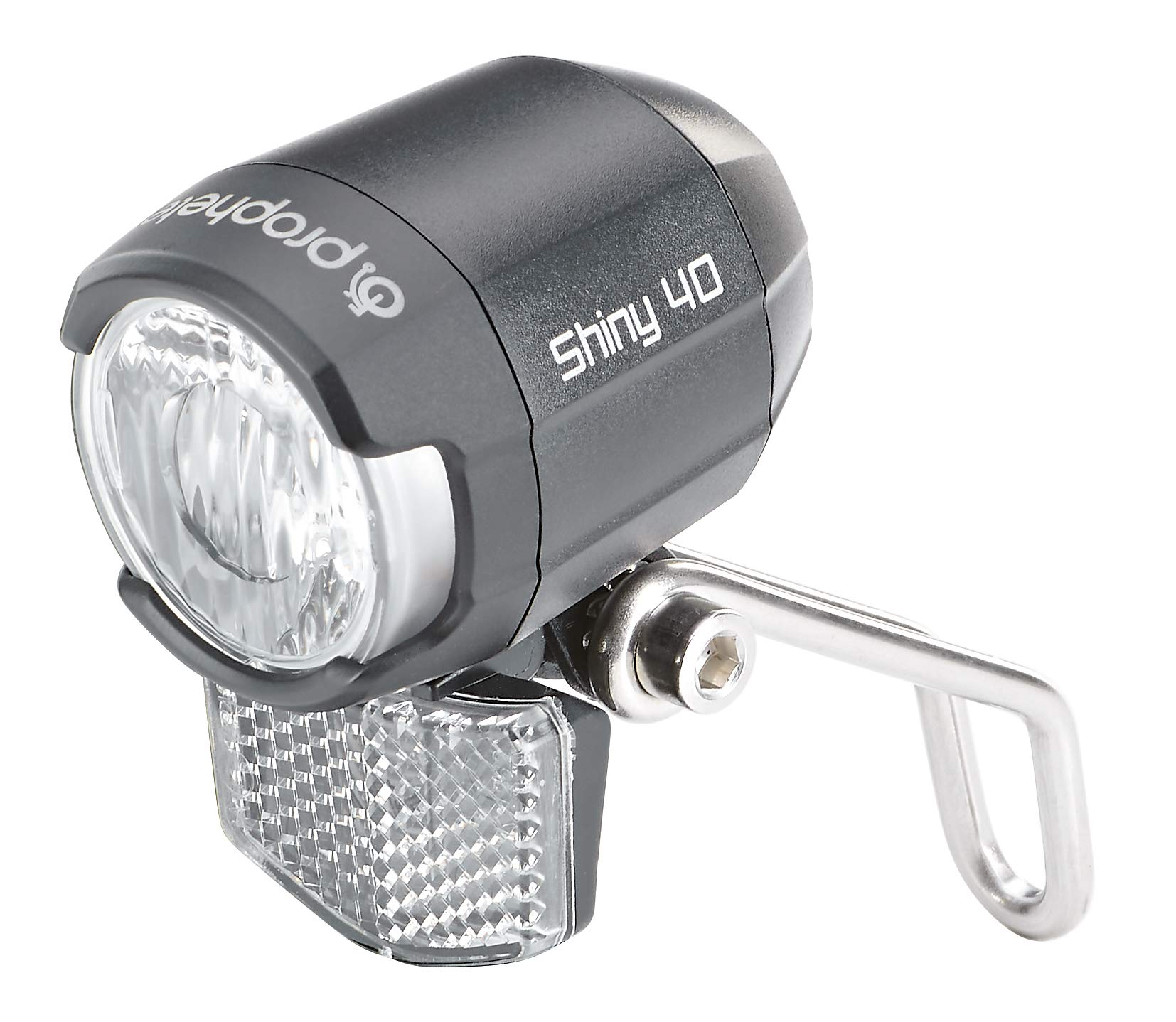 Prophete Unisex – Adult LED Headlight, 50 Lux, Silver, Plain