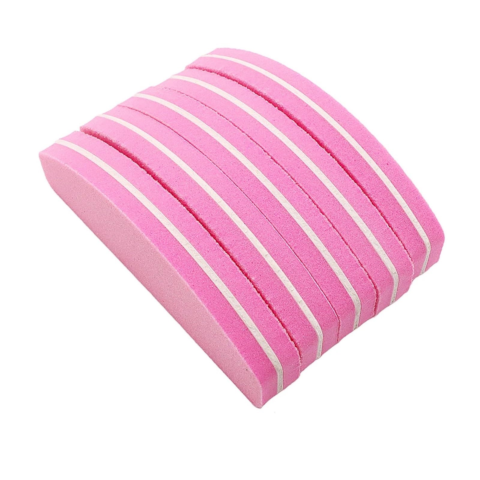 5/10/20 Stück professionelle rosa Nagelfeilen Schwammblock Maniküre-Werkzeug for Formen und Polieren von Gelpolitur(20pcs Pink)