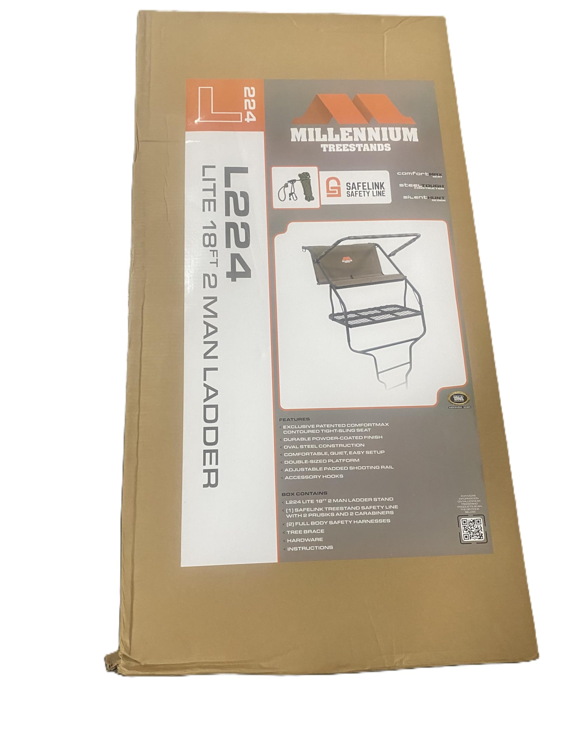 Millennium L-224-SL 18 Foot Lite Double Ladder Stand