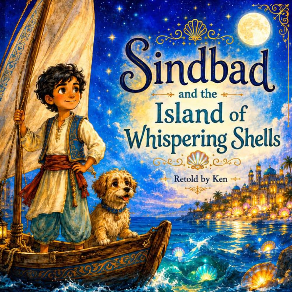 Sindbad and the Island of Whispering Shells: A Moonlight Tale of Courage, Friendship, and Wonder (Asian Moonlight Tales)