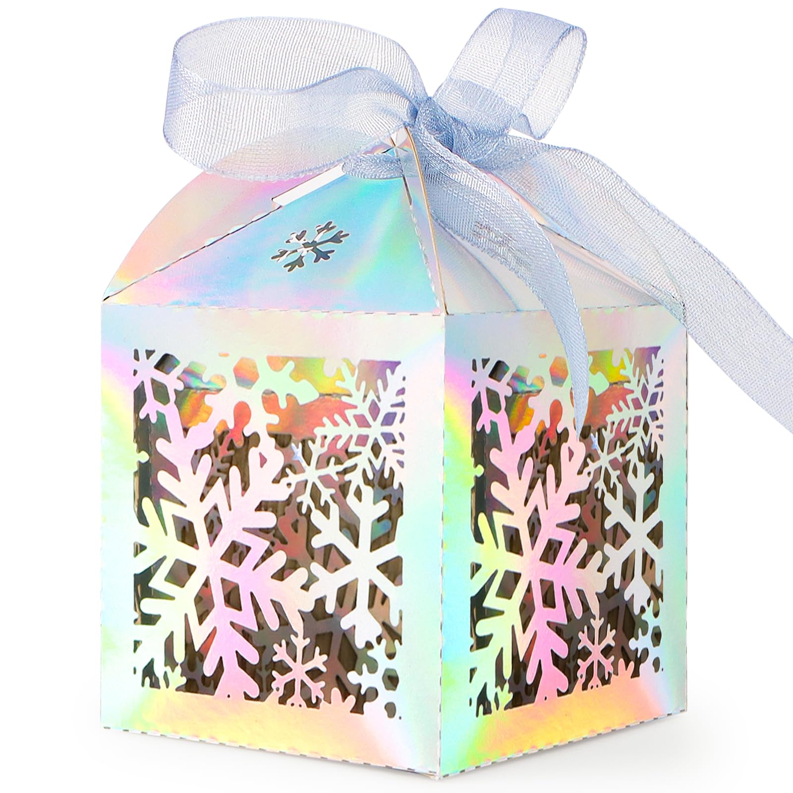 24 Stück Pastell-Lächeln Geschenkboxen – Bunte Partyboxen Mit Griff, 15x9x11 Cm