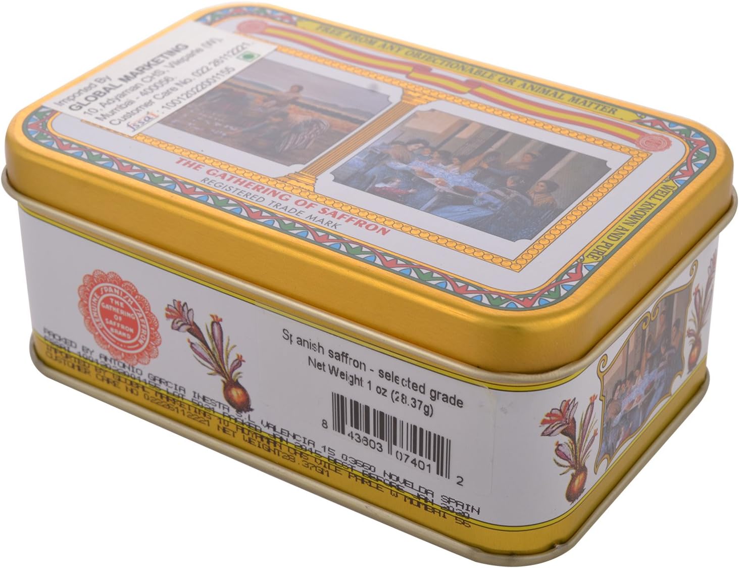 The Gathering of Saffron Spanish Imported Pure Kesar (28.37Gm), Saffron