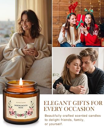 Scented Candles Set for Women Gifts, Soy Wax Candle 10 Pack, Long Lasting Aromatherapy Candles for Home, Birthday, Mothers Day, Thanksgiving & Holidays