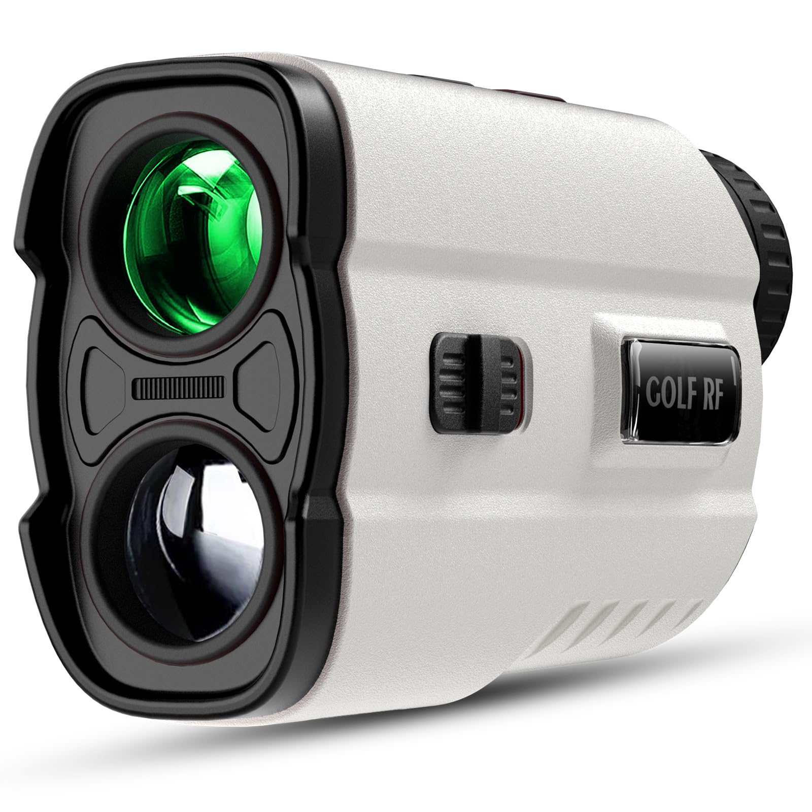 Télémètre de golf avec interrupteur de pente, télémètre laser de 800 m avec vibration de verrouillage du mât de drapeau, grossissement 6x et batterie rechargeable