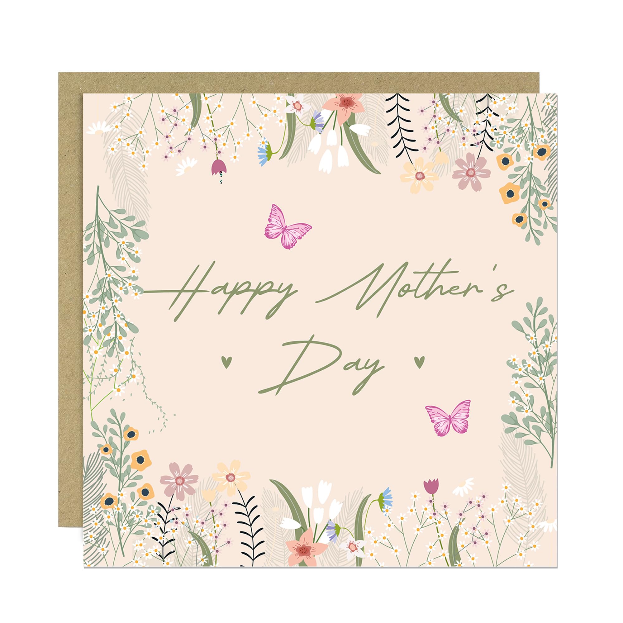 RED OCEAN Happy Mothers Day Card For Best Friend Card Mum With Envelope Mum Cards From Daughter Cute For Cards Her Floral Keepsake