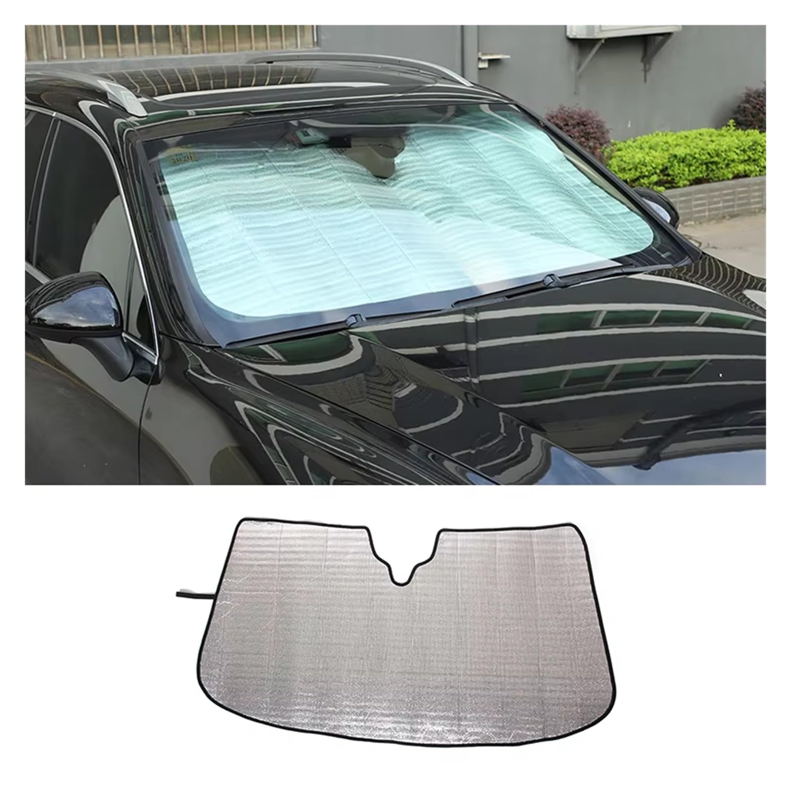 Tendine Finestrini Auto Per Cayenne 2018-2022 Argento Finestra Di Automobile Parabrezza Parasole Anteriore UV Proteggere Riflettore Tenda Da Sole Visiera Parasole LOCTITE