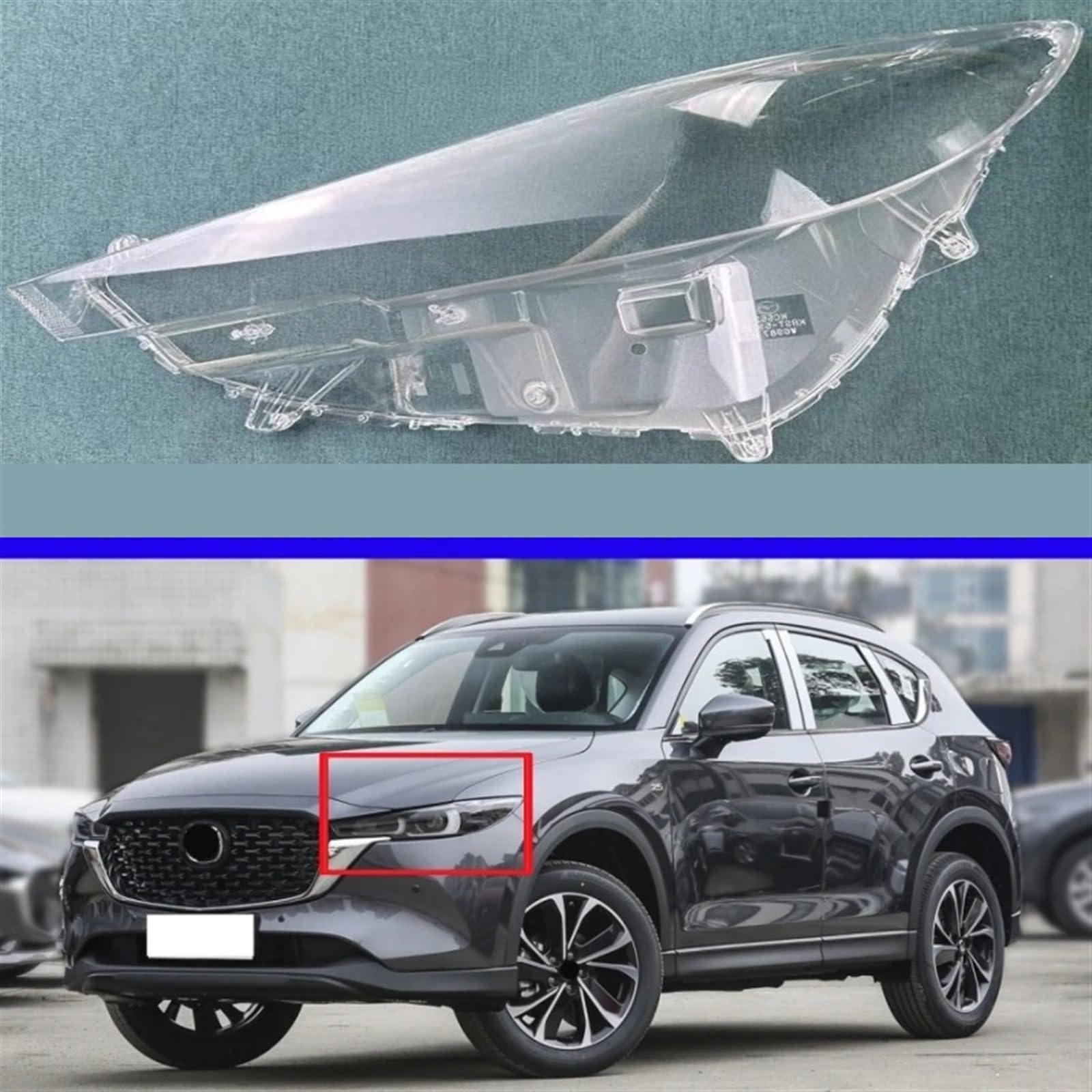 Amazon.co.jp: 車のヘッドライトレンズ マツダ CX-5 CX5 2022 2023