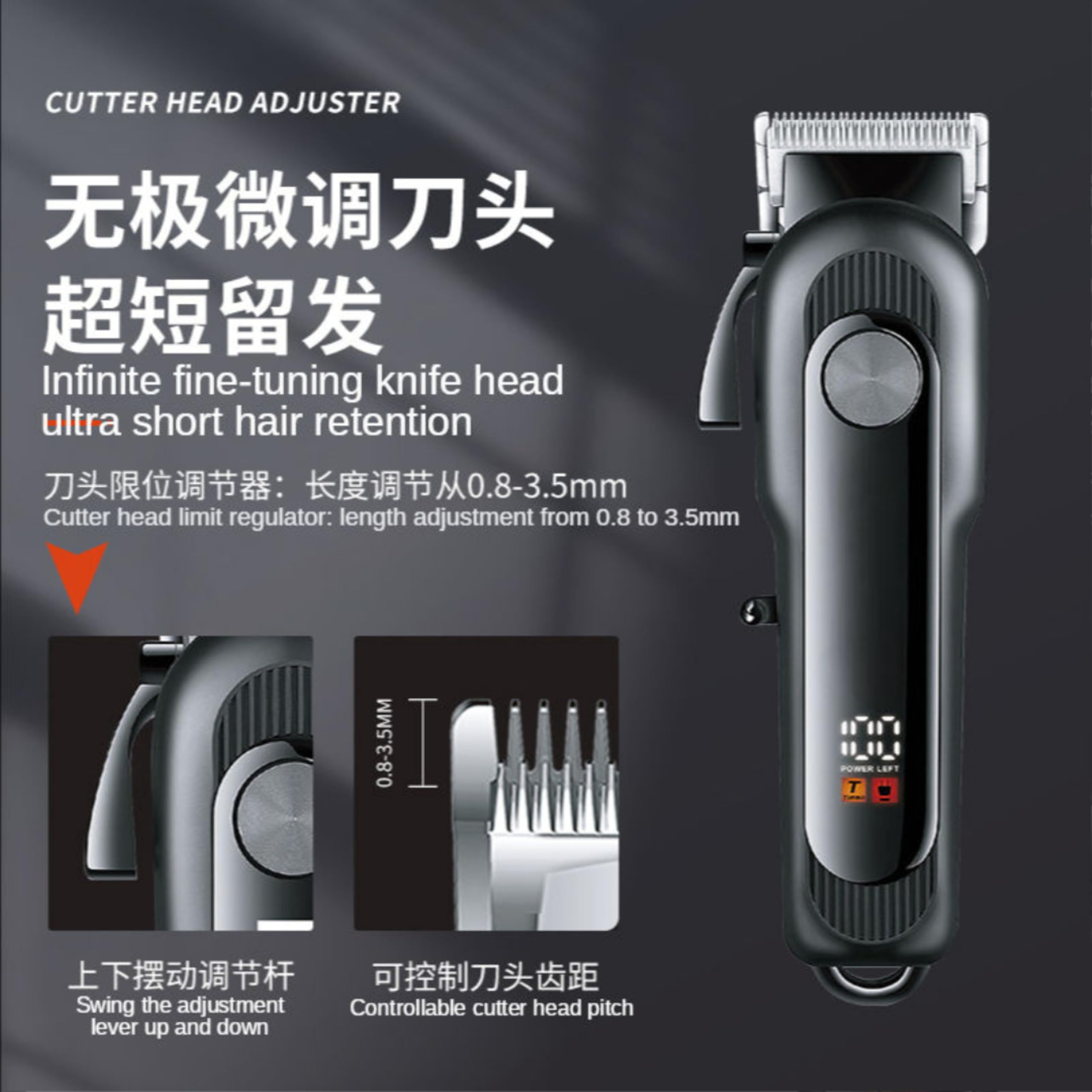 Concepta Trimmer For Men All In One | Rechargeable Beard Trimmer for Man | Waterproof Cordless Shaving Machine with USB Charging & 4 Combs for Hair, Beard and Moustaches 1
